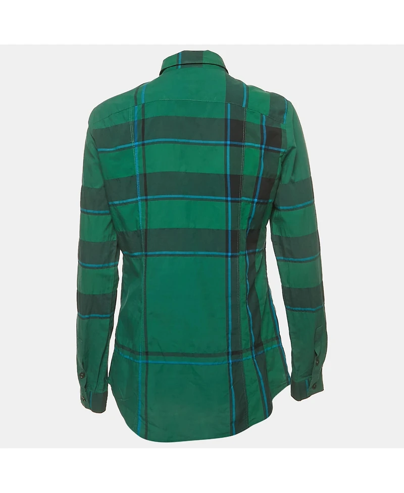 Pre-Owned Burberry Women's Brit Nova Check Cotton Shirt