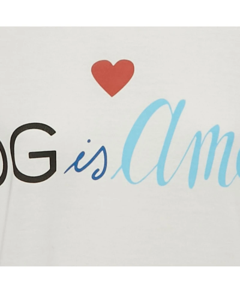 Pre-Owned Dolce & Gabbana Women's Dg Print Jersey T-Shirt