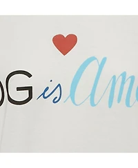 Pre-Owned Dolce & Gabbana Women's Dg Print Jersey T-Shirt