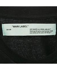 Pre-Owned Off-White Women's Pre-Owned Print Cotton Jersey Crew Neck T-Shirt