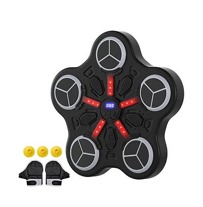 Artudatech Smart Kids Boxing Machine with Free Gloves, Music and Light Effects for Home Fitness Fun