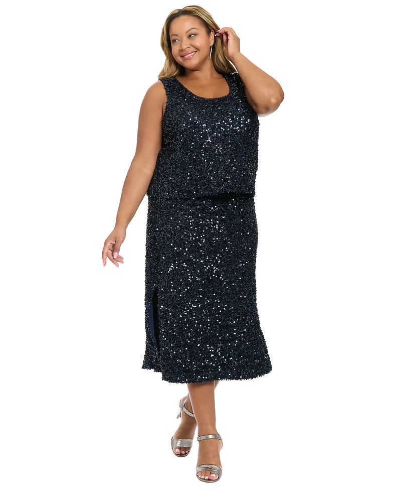 Muse Plus Sleeveless Scoop Neck Top