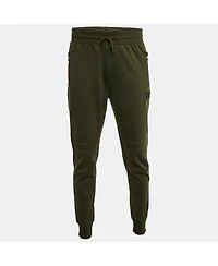 Pre-Owned Balmain Men's Green Jersey Pintuck Detail Track Pants
