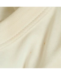 Pre-Owned Givenchy Women's White Floral Print Jersey Beaded T-Shirt