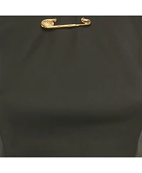 Pre-Owned Versace Women's Pre-Owned Versus Versace Black Cotton Blend Cut