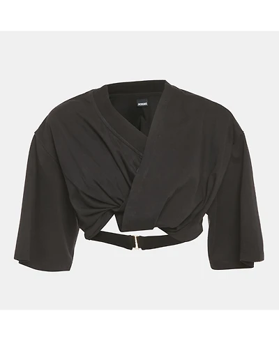 Pre-Owned Jacquemus Women's Lo Bahia Court Cotton T-Shirt