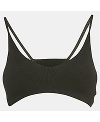 Pre-Owned Jacquemus Women's Rib Knit Le Bandeau Bralette Top