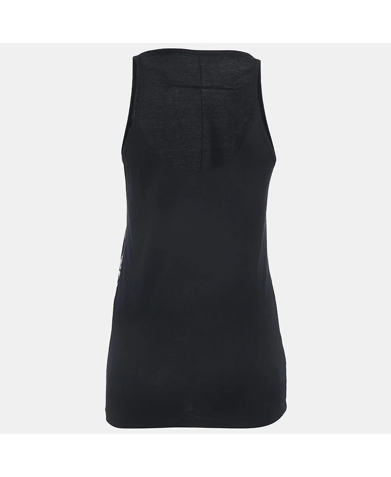 Pre-Owned Givenchy Women's Black Print Cotton Knit Tank Top