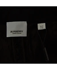 Pre-Owned Burberry Women's Black Macrame Lace Midi Pencil Skirt