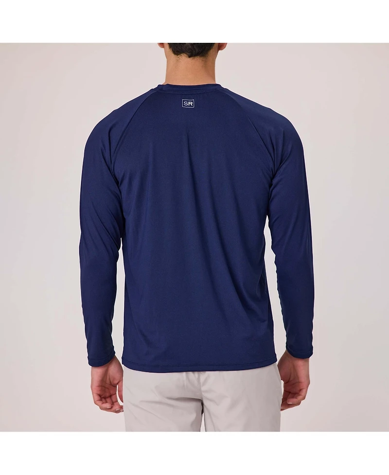 Snapper Rock Men's Heritage Navy Ls Outbound Tee