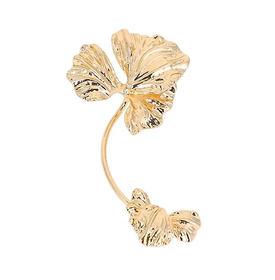 Women's The Withering-Petal Cuff Earrings - California Gold