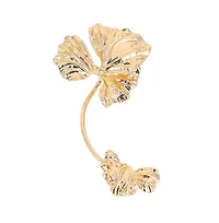 Women's The Withering-Petal Cuff Earrings - California Gold