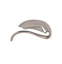 Women's The Metallic-Mold Cuff Earrings - Metallic Silver