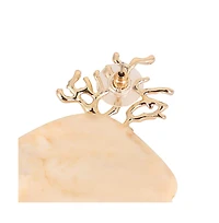 Women's The Veined-Conchiglia Drop Earrings - California Gold