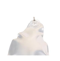 Women's The Techno-Flora Statement Earrings - Chrome Silver