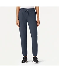 Jaanuu Petite Jace 7-Pocket Skinny Scrub Jogger
