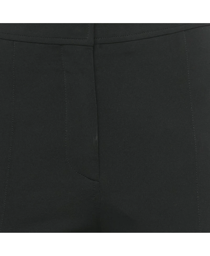 Pre-Owned Burberry Women's Crepe Cut-Out Zipper Detail Trousers