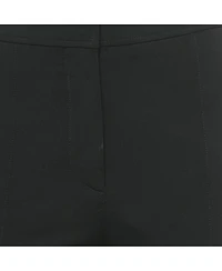 Pre-Owned Burberry Women's Crepe Cut-Out Zipper Detail Trousers