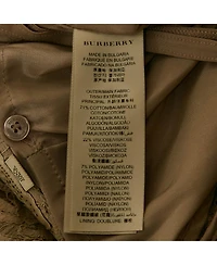 Pre-Owned Burberry Women's Beige Lace Knee-Length Skirt