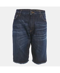 Pre-Owned Dolce & Gabbana Women's Denim Raw Edge Detail Shorts