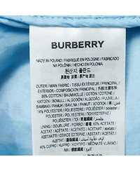 Pre-Owned Burberry Women's Pale Blue Lace Pencil Skirt