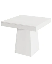 Tribesigns Square Dining Table for 4, 31.5-Inch Small Kitchen Table with Sturdy Pedestal Base, Farmhouse Dinner Table