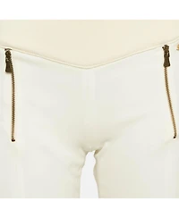 Pre-Owned Versace Women's Jeans Couture Chiffon And Rib Knit Trim Joggers