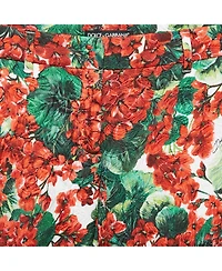 Pre-Owned Dolce & Gabbana Women's Multicolor Floral Print Jacquard Trousers
