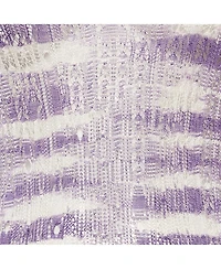 Pre-Owned Missoni Women's Purple/white Stretch Knit Sheer Top