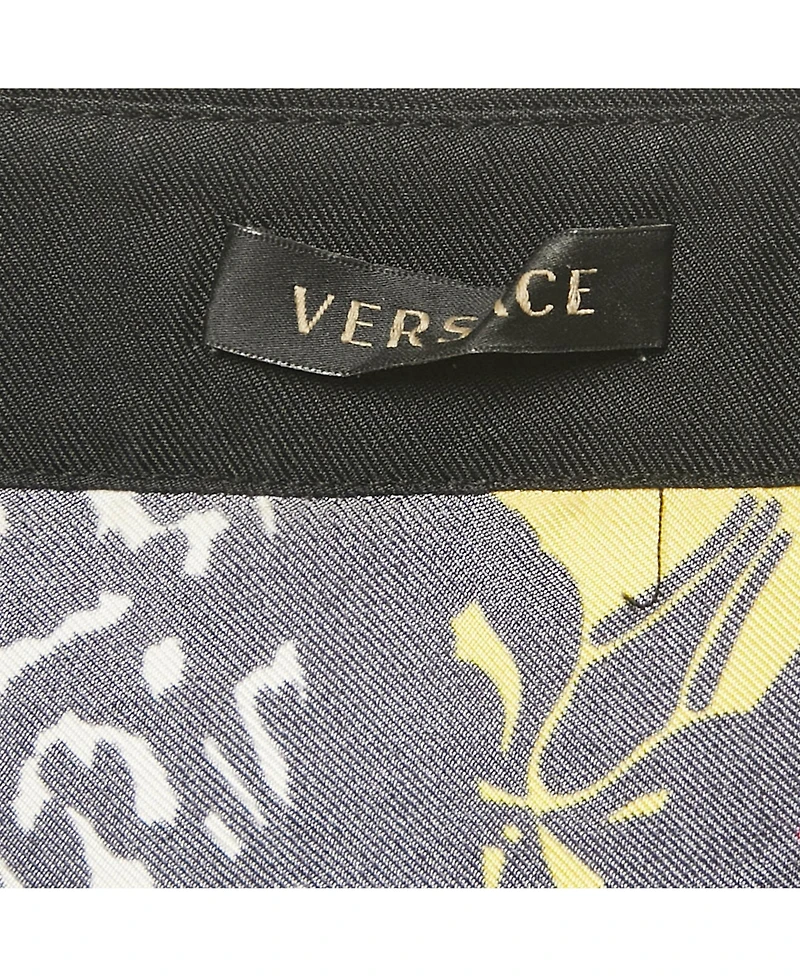 Pre-Owned Versace Women's Multicolor Printed Silk Shirt