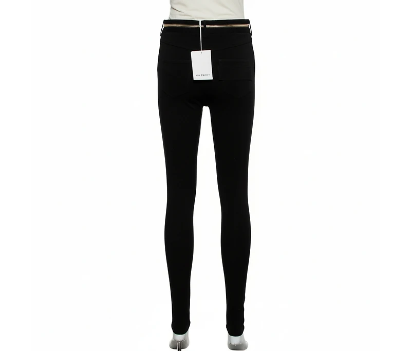 Pre-Owned Givenchy Women's Knit Zip Detail Leggings