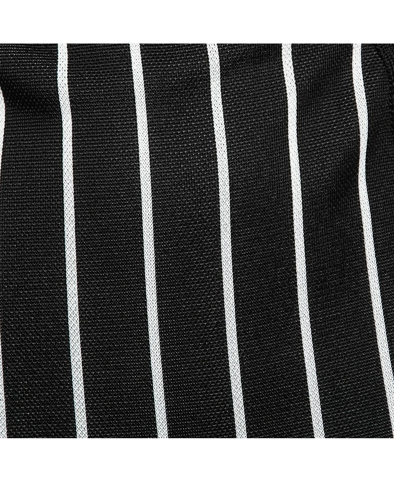 Pre-Owned Balmain Women's Black Striped Knit Long Open Cardigan