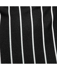 Pre-Owned Balmain Women's Black Striped Knit Long Open Cardigan