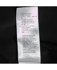 Pre-Owned Alexander Mcqueen Men's Black Cotton Half Sleeve Shirt