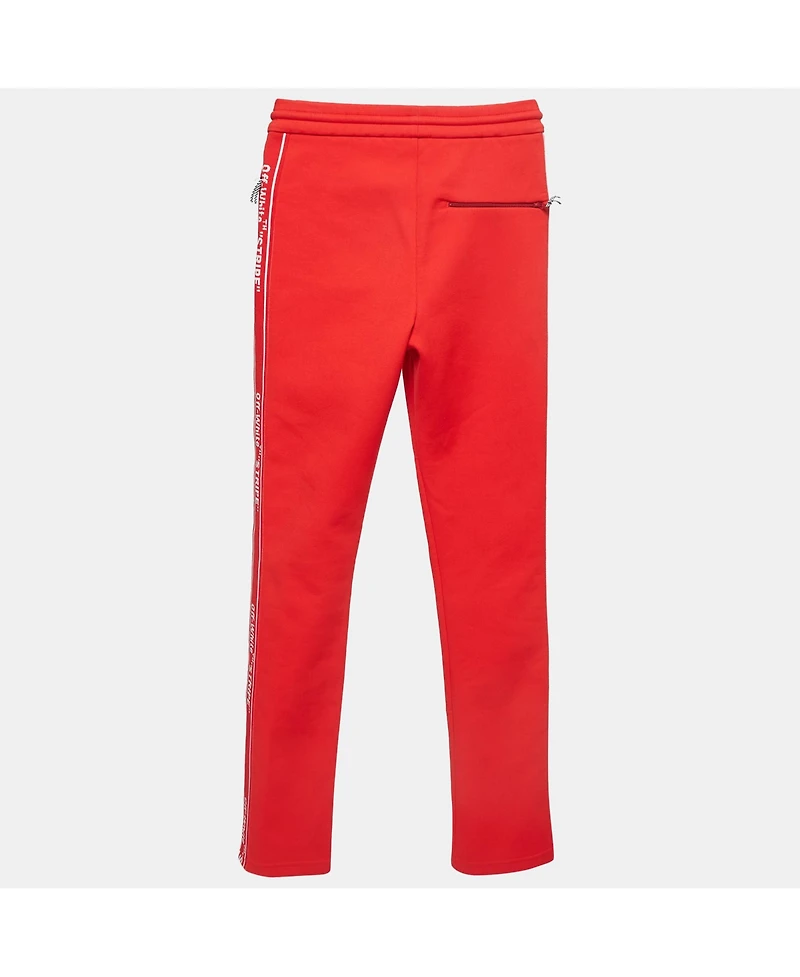 Pre-Owned Off-White Women's Jersey Logo Tape Track Pants