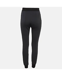 Pre-Owned Dolce & Gabbana Women's Grey Side Stripe Nylon Knit Joggers S