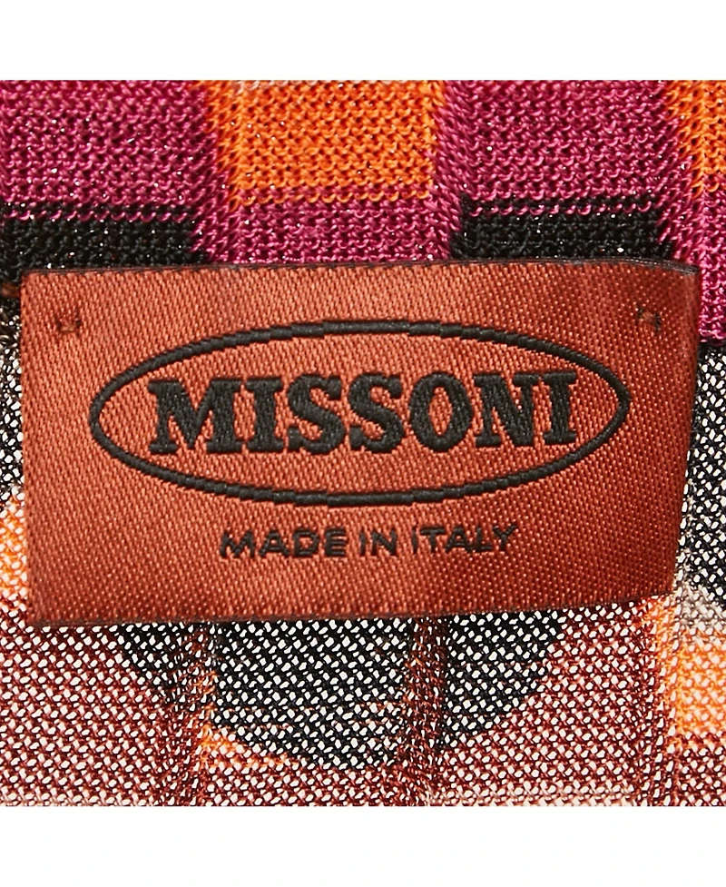 Pre-Owned Missoni Women's Beige Striped Sequin Tank Top