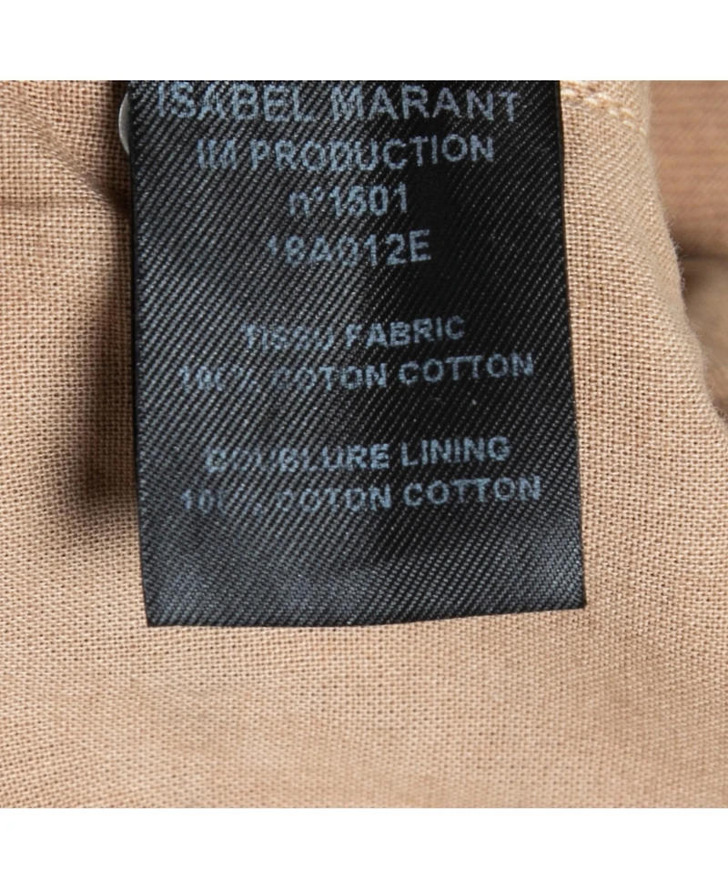 Pre-Owned Isabel Marant Women's Etoile Khaki Brown Denim Jeans