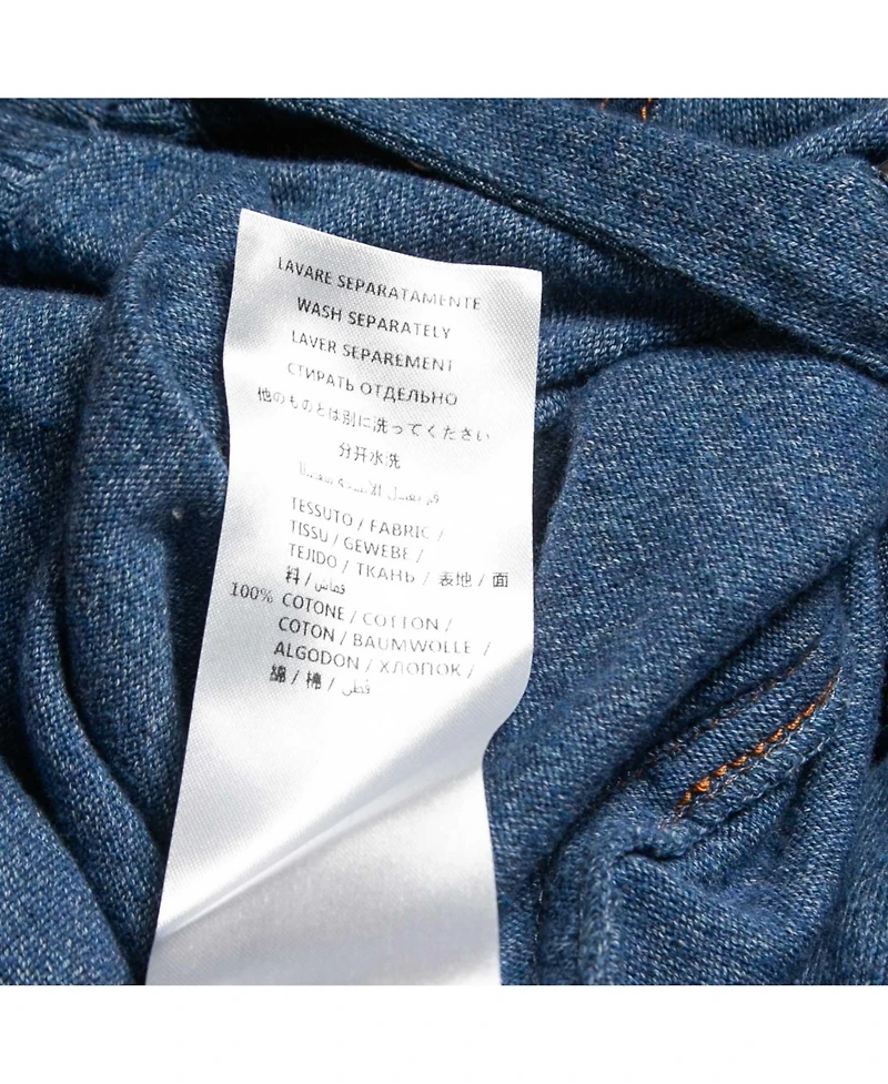 Pre-Owned Stella Mccartney Women's Blue Knit Ruched High Pants