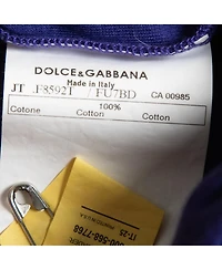 Pre-Owned Dolce & Gabbana Women's Purple Cotton Tank Top