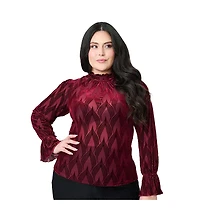 Unique Vintage Plus Donna Blouse