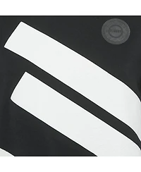 Pre-Owned Versace Women's Pre-Owned Versus Versace Black Striped Cotton Knit Applique Detail Sweatshirt