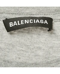 Pre-Owned Balenciaga Men's Grey Political Campaign Print Jersey T-Shirt