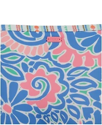 Roxy Girls' 7-16 Floral Printed Swim Top and Bottom, 2-Piece Set