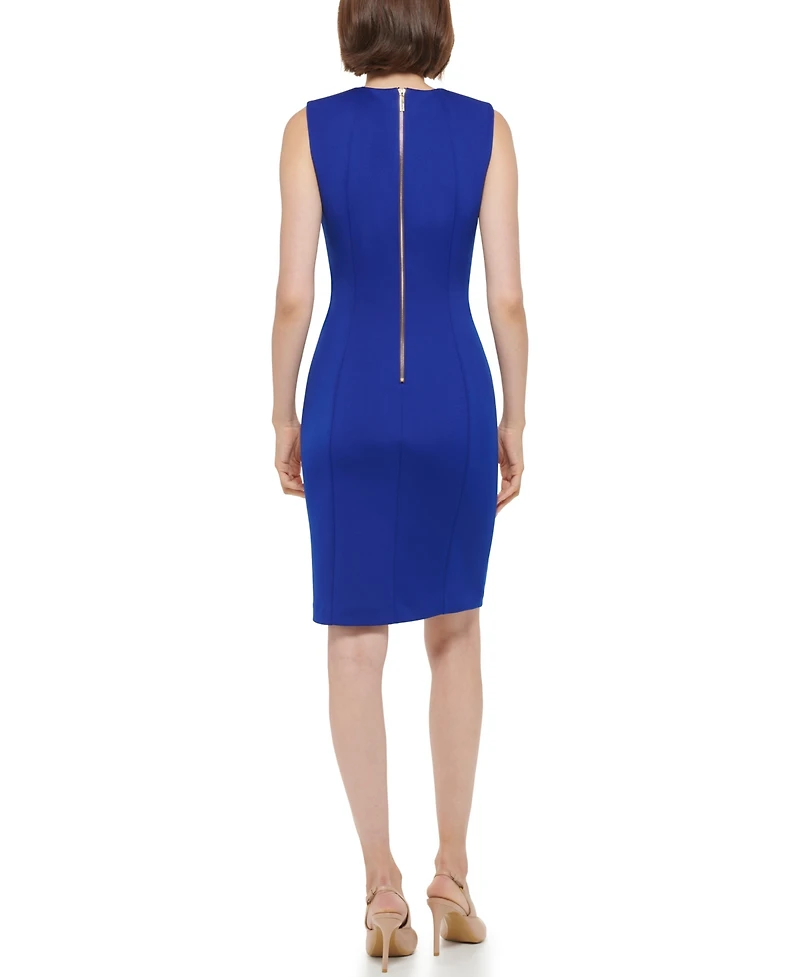 Calvin Klein Women's V-Neck Short Dress