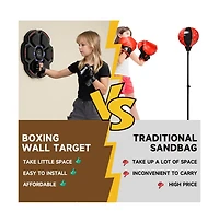 Artudatech Music Boxing Machine with 9 Speeds & Bluetooth, Led Punch Tracker for Family Fitness