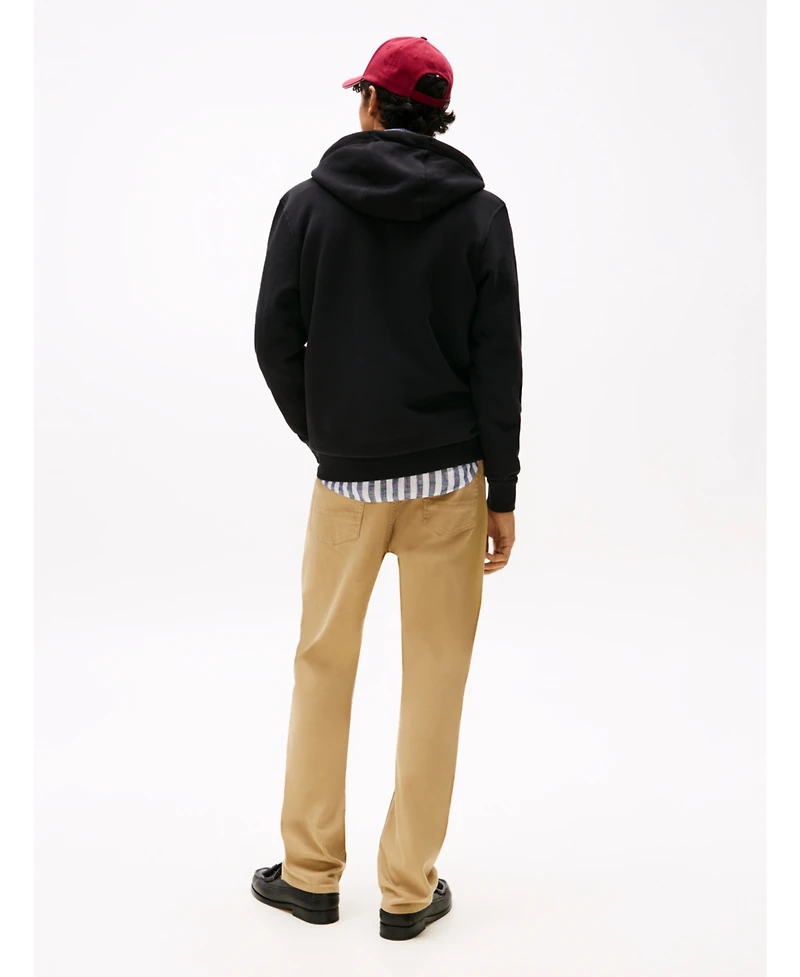 Tommy Hilfiger Men's Long Sleeve Zip-Front Flag Logo Hoodie