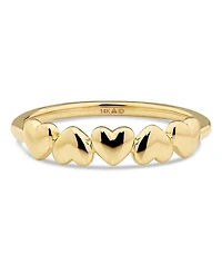 Devata Sweet Heart Ring in 14K Gold, Size 8, approx. 1.7 grams
