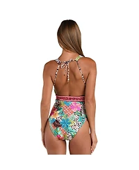 Sunshine 79 Women's Paradise Heat Reversible V Plunge One Piece
