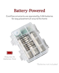 Best Choice Products 3-Piece Hanging Pop-Up Outdoor Christmas Ornaments, Led Lights, 8 Light Functions